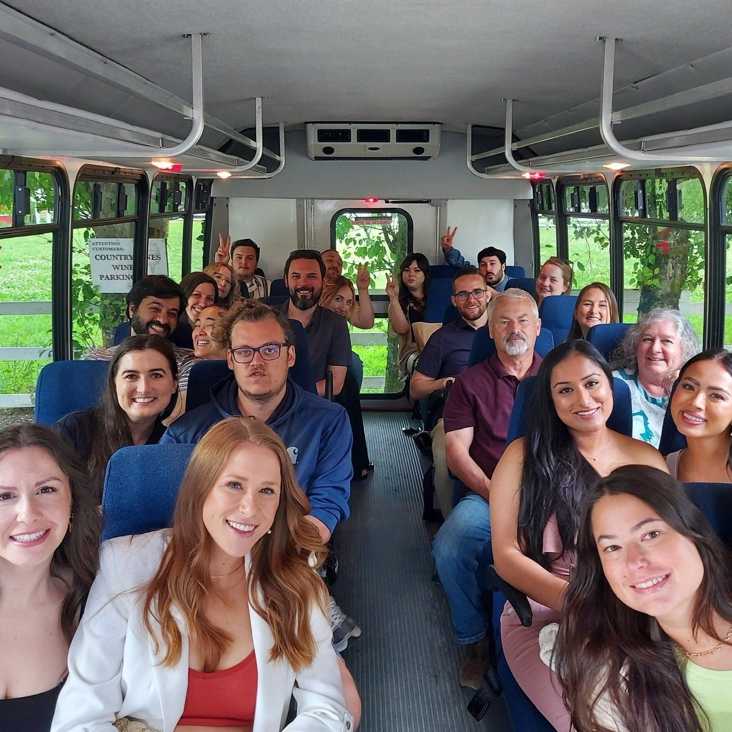 Wine Tasting tour group in Vancouver